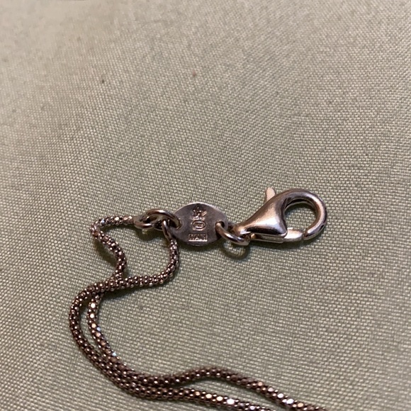 Sterling Silver Flower Necklace - Picture 2 of 2